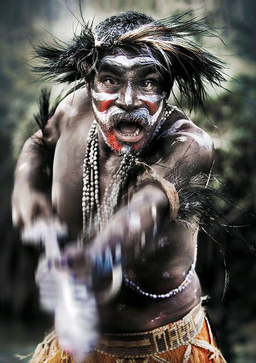 Masks, New Ireland, Papua New Guinea, 2010